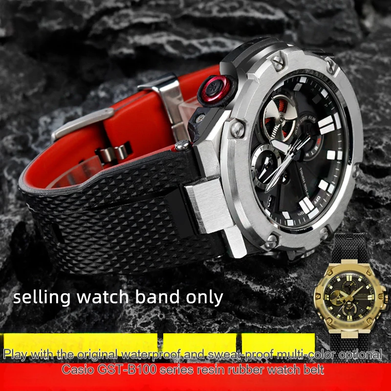 

Ремешок для часов Casio G-SHOCK/S300/400G/S310, оригинальный водонепроницаемый силиконовый ремешок для часов, Аксессуары для браслета