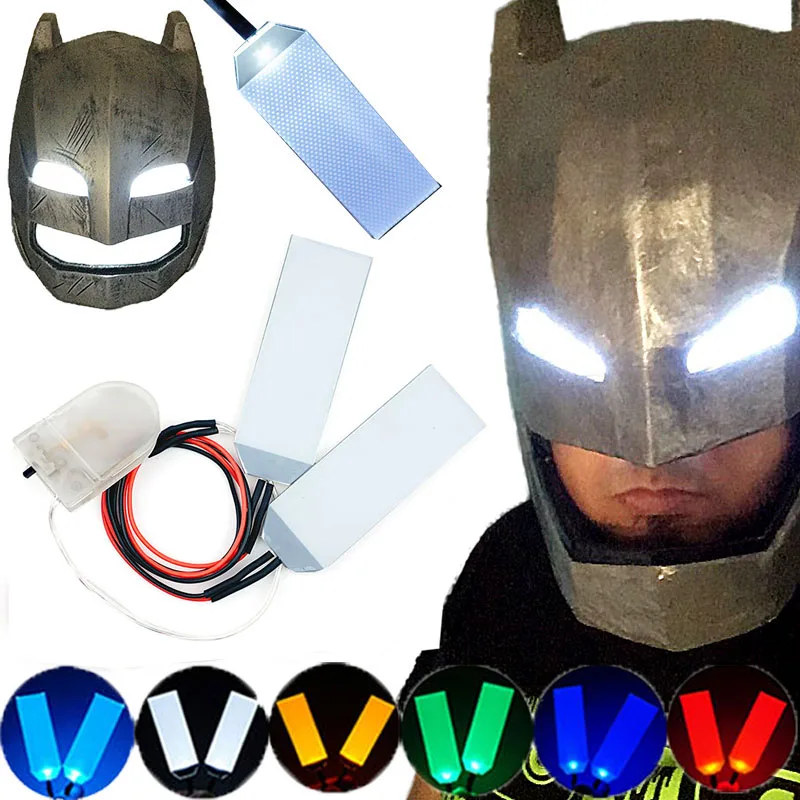 

22 X 57MM CR2032 Hard Light Piece Halloween DIY LED Light Eyes Kits for Bruce Helmet Cosplay Glow Eyes Modified Mask Accessories