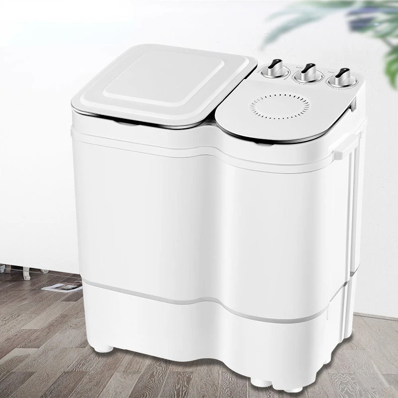 SemiautomaticWaveWashingMachineSmallHouseholdDoubleDrumLarge