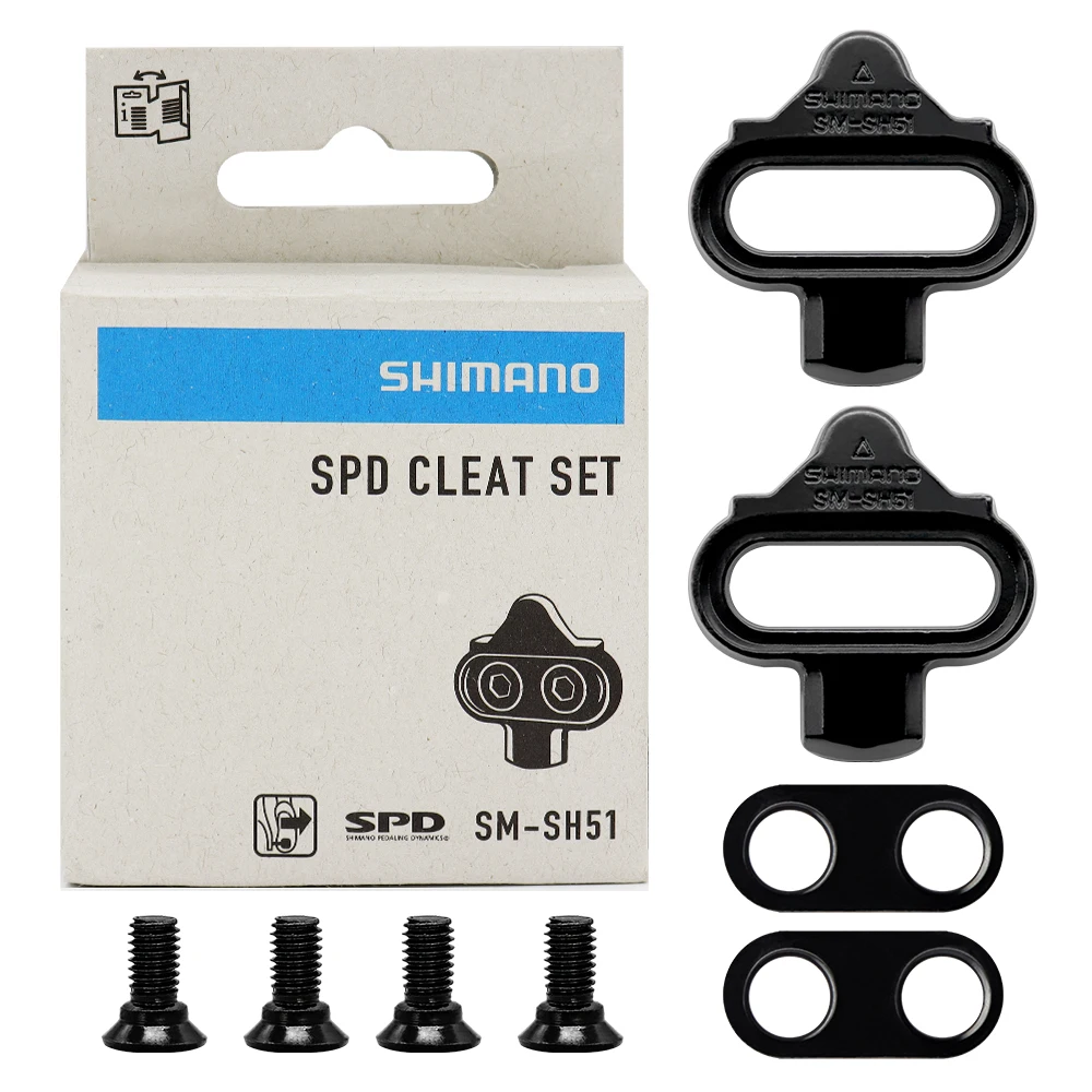 Shimano SM-SH56 SH51 SPD Cleat Set, Pedal sepeda MTB penguncian