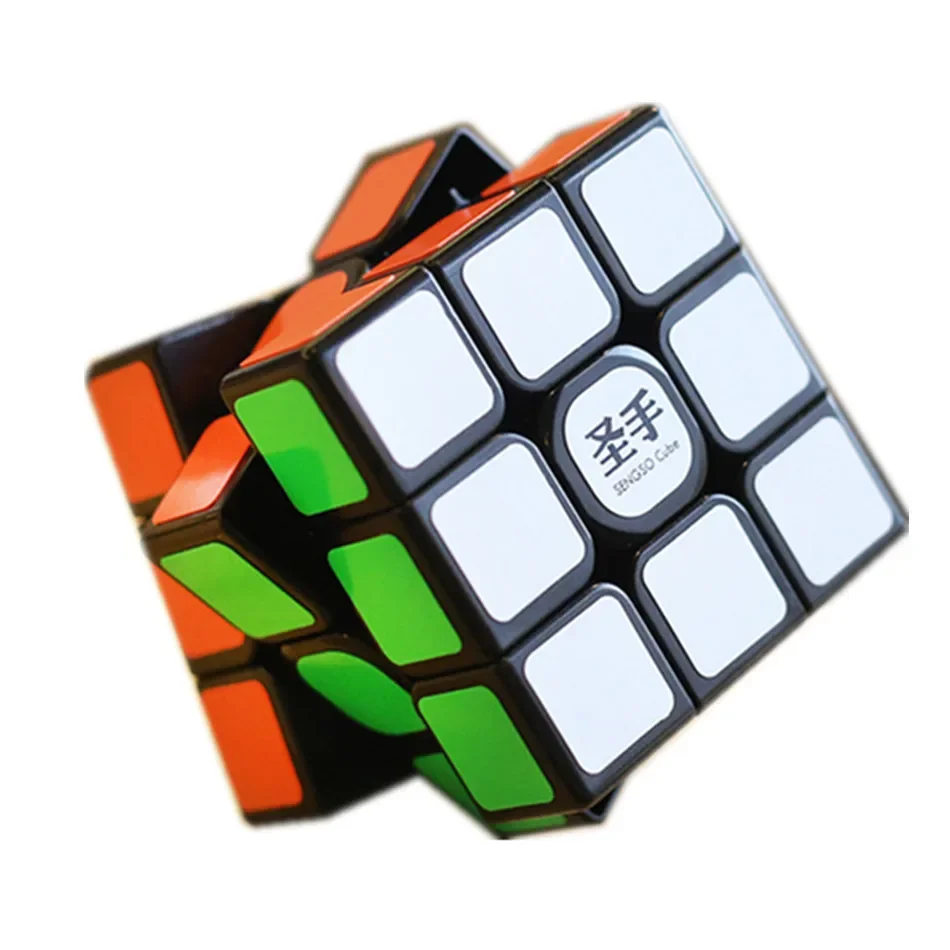 Speed Cube 3x3x3 Balck Stickerless Professional 3x3 Puzzles Educational Toys speed cube