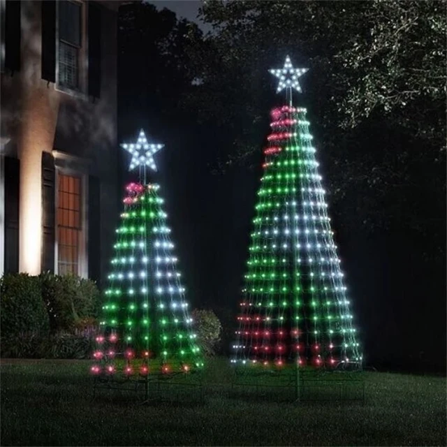 Lampe de nuit LED colorée pour sapin de Noël, spectacle de lumière,  ornement décoratif, extérieur, sûr, brillant, fête de mariage - AliExpress