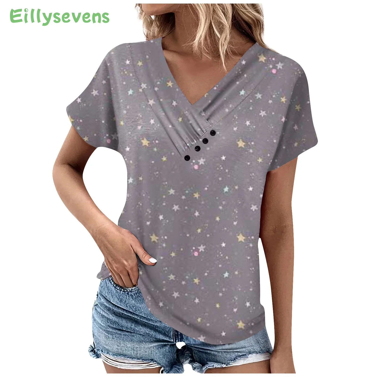 

Женские топы с коротким рукавом, новинка 2023, элегантная женская одежда, корейская мода, футболка для женщин, женская одежда