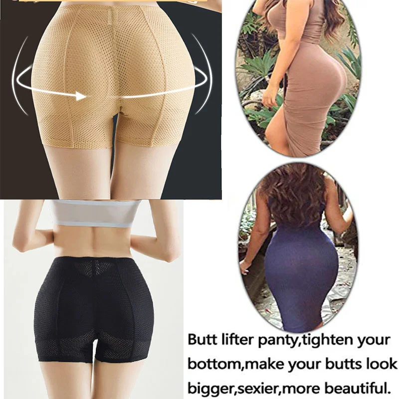 Butt Hip Enhancer Hip Butt Padded Panties Pads Enhancer Shaper Underwear Cushion Booty Shapewear Enhance Shorts Shapers Bum Hip Lifter Body
