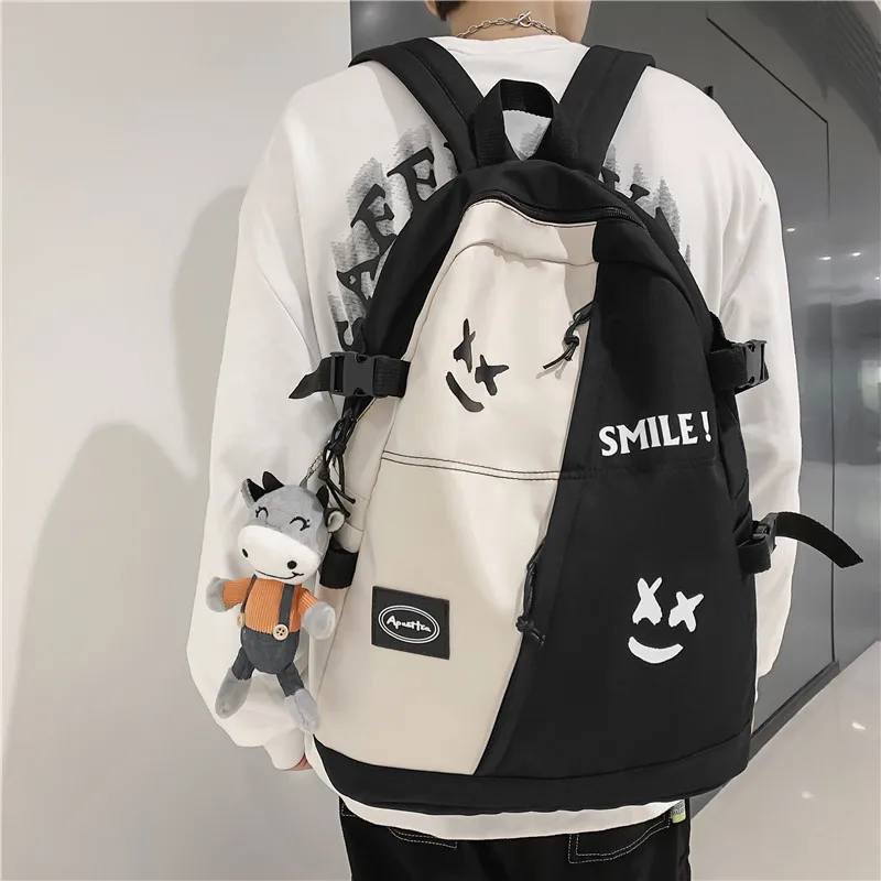 Fashion Men Women College School Bags Rucksack Mochila Vintage