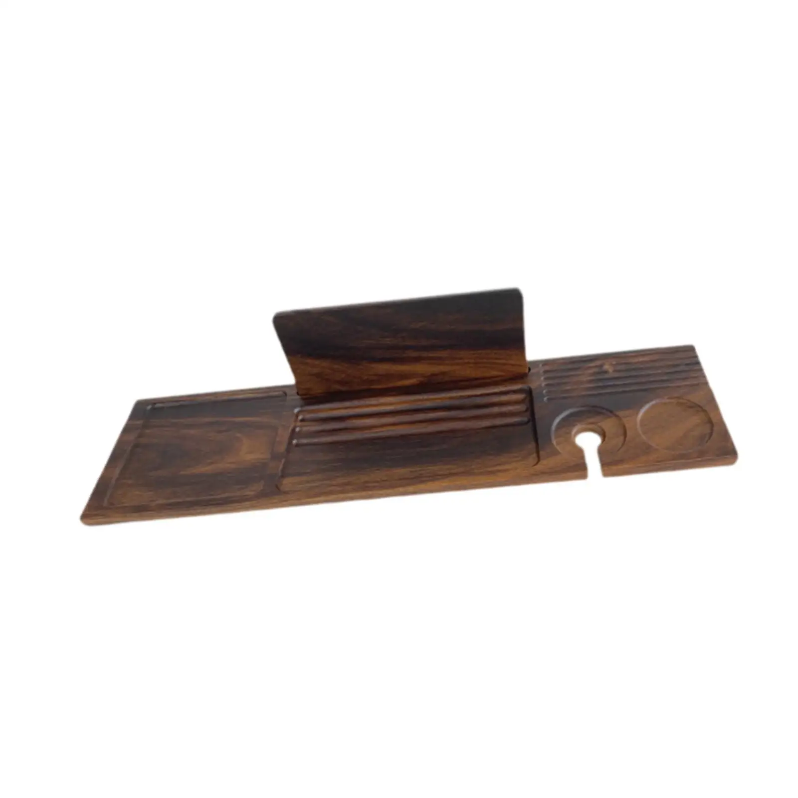 Bathtub Caddy Tray Unique Reading Rack Shower Rack Non Slip Premium Wooden Bathtub Tray for Towel Book Tablet Bathroom Cup