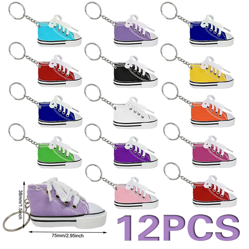 

12 шт., 3D брелки для ключей