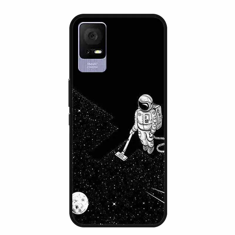 Fashionable Soft TPU Silicone Phone Cover - Stylish Painted Bumper Case