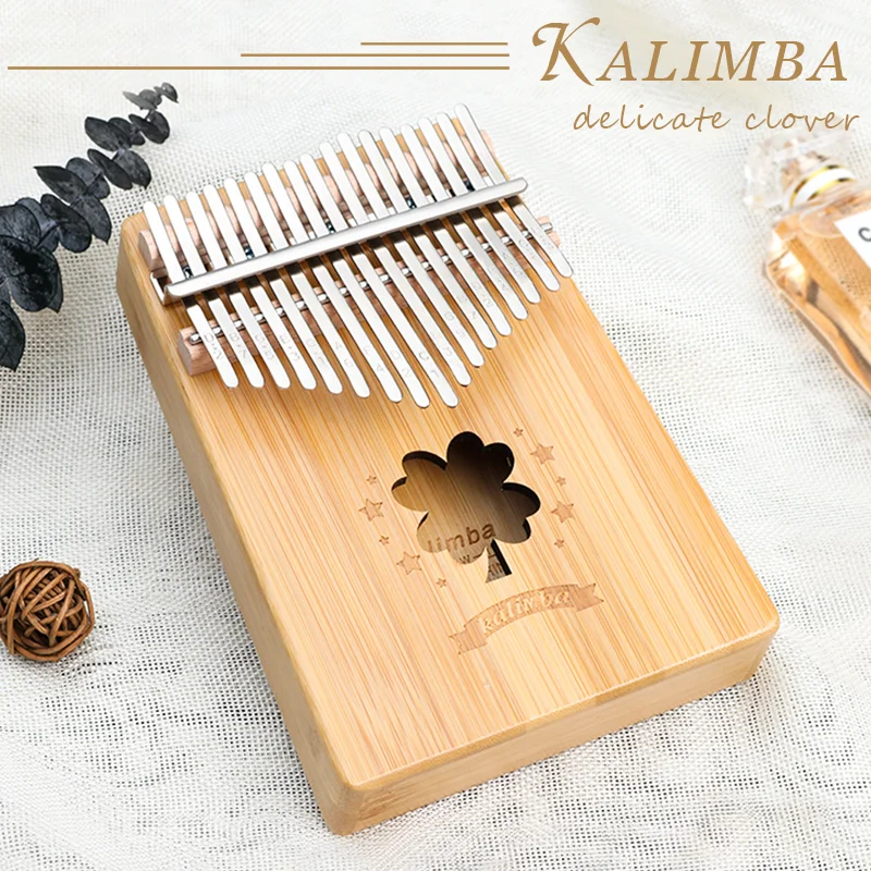 Kalimba 17 touches Pouce Piano Acajou Corps Instrument De Musique W - 17T