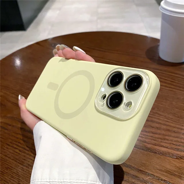Premium Liquid Silicone Magnetic Lens Protective Cover
