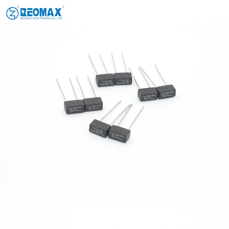 Square MTS Series Time-Lag Radial Lead Micro Fuse 8x4x7mm 1.25A 1.6A 2A 2.5A 3.15A 4A 8A 10A 12A 15A 16A 20A 250V