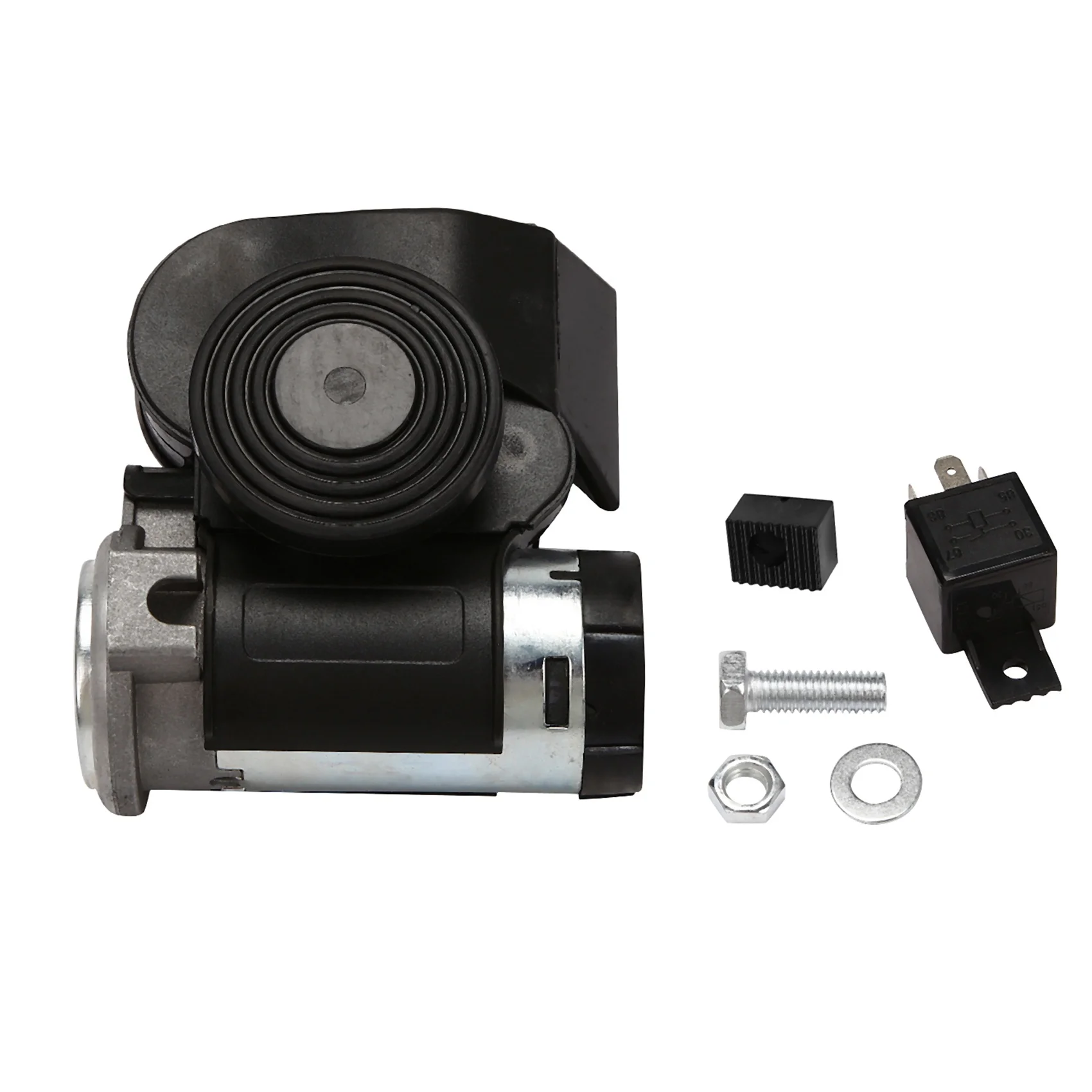 

Dual Tone Trumpet Loud 130Db Electric Pump Air Horn For Motorcycle Car Truck Boat Rv Modification