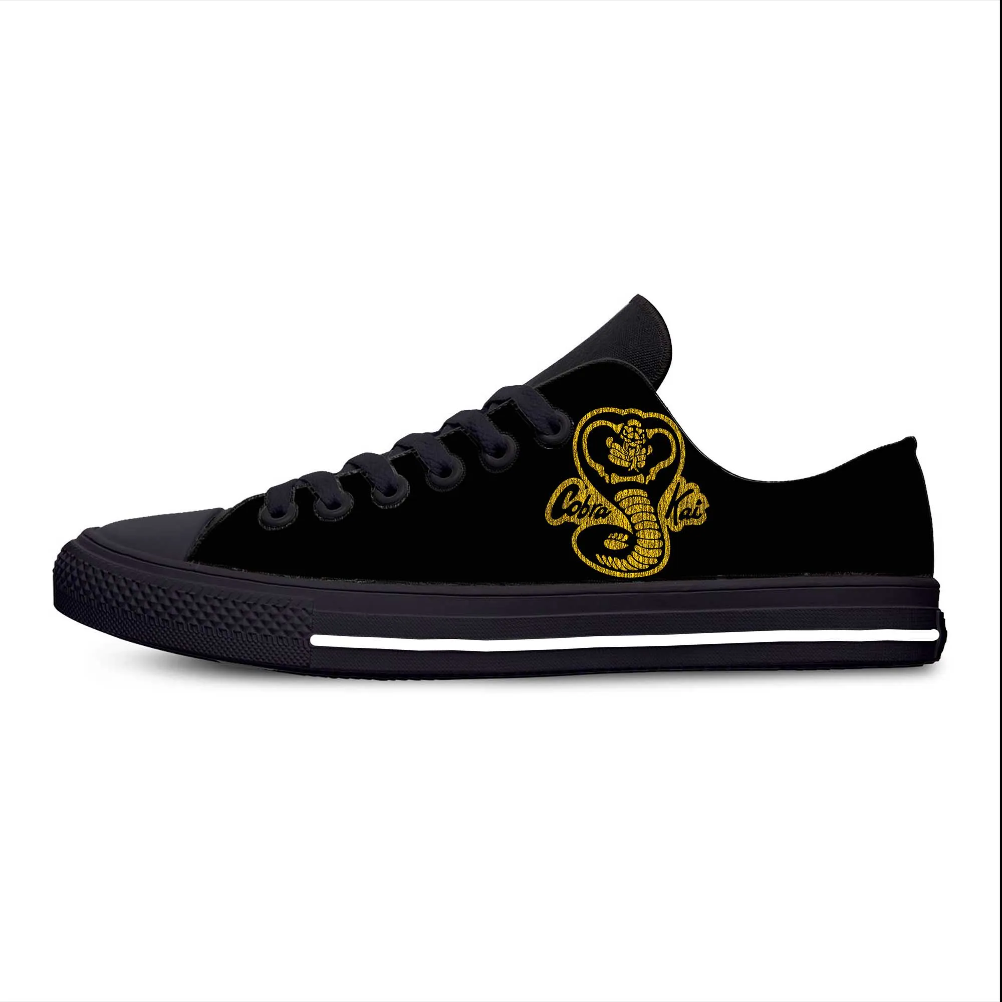 

Kai Karate Anime Cartoon Fang Fashion Cobra Eagle Casual Cloth Shoes Low Top Comfortable Breathable 3D Print Men Women Sneakers