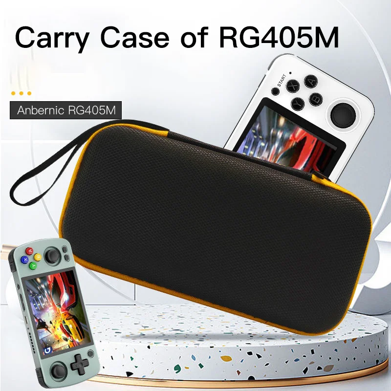 Tolex Borsa Per Il Trasporto Di Anbernic Rg405M 4.0 Pollici Lettore Di Giochi Portatile Custodia Nera Mini Borsa Portatile A Prova Di Vita