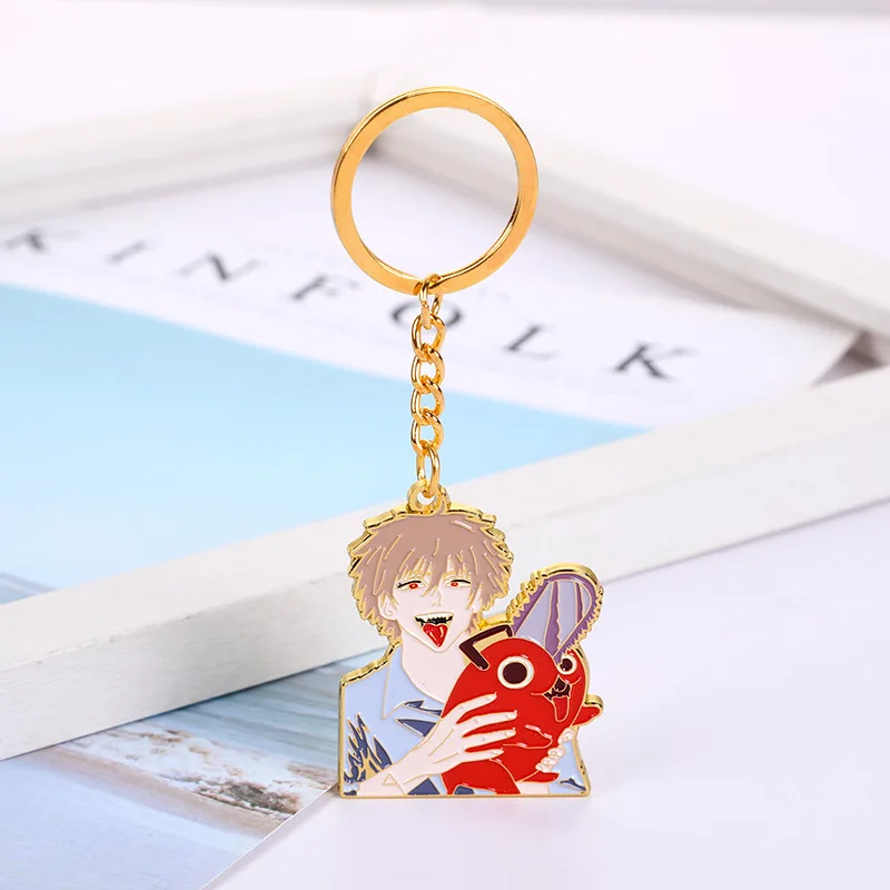 

Anime Japan Chainsaw Man Alloy Keychain Bag Accessories