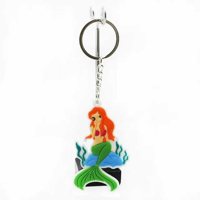 24PCS The little Mermaid Party Favor Princess Keyring Girl Party Gift Souvenir Cute Giveaway 4