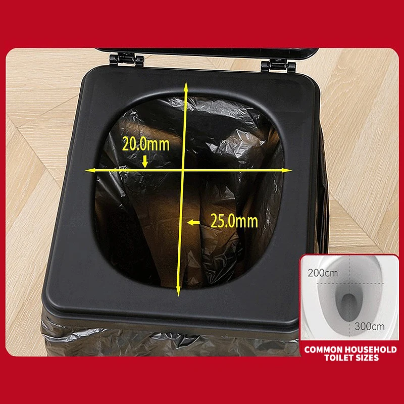 Outdoor Travel CarToilet,Portable Folding Toilet Stool,Travel Car Camping Seat Toilet,Emergency Urination