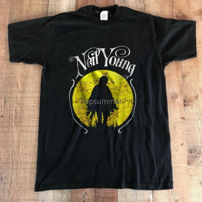 

Винтажная Коллекция 1993 года, футболка с принтом Нил Young Vintage Solo Us Tour, размер S 5Xl