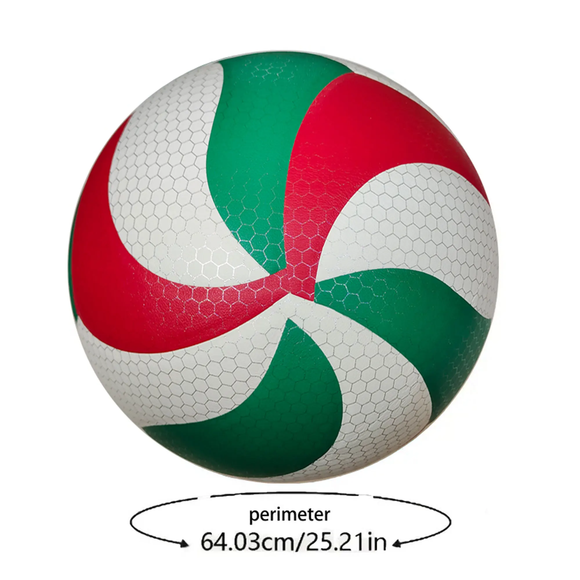 Printed Volleyball 6000 Size 5 for Outdoor Sports Training