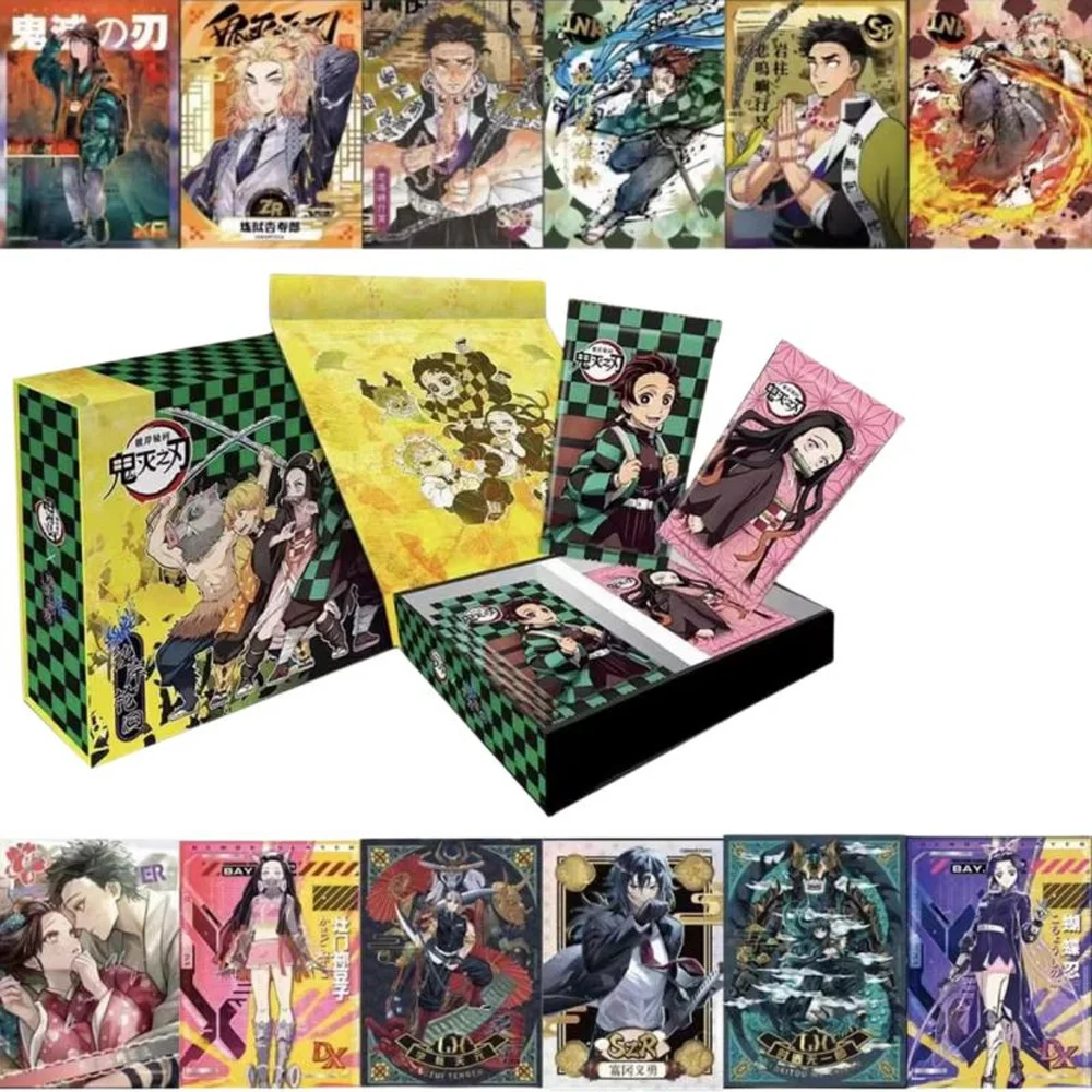 Collezione Di Carte Demon Slayer Animie Booster Box Carte Classiche Set Completo Di Carte Da Gioco