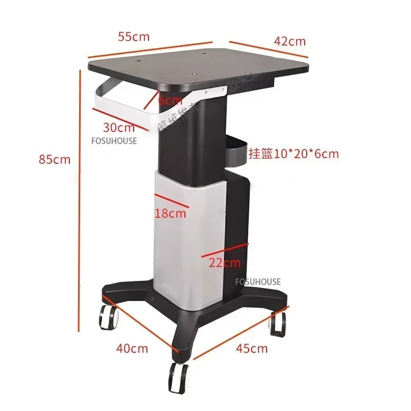 Commercial Beauty Instrument Cart Mobile Storage Rack Tool Carts Beauty Salon Trolley Multi-functional Storage Organizer Cart