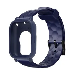 Enhanced Protective Silicone Strap and Soft Shell for Smartwatch - Anti - Drop, Breathable Sport Band (6 - NUDU)