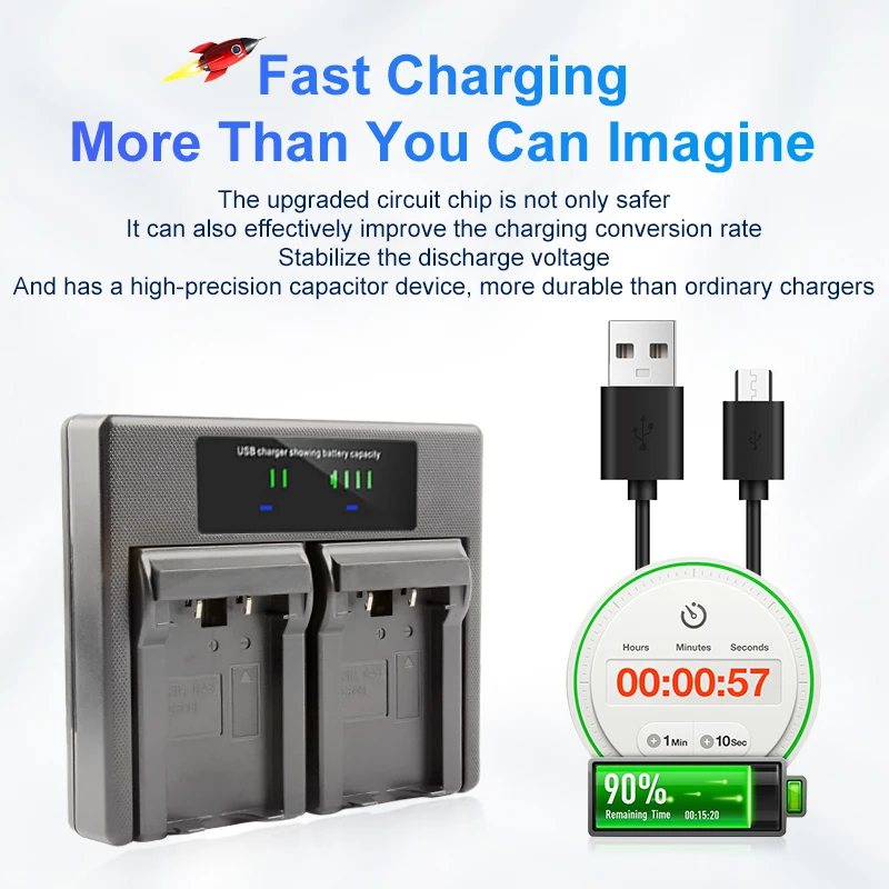 CRV3 CR-V3 Battery LCD USB Dual Charger for Kodak Z663 Z712IS Z740 Z8612IS Z885 With USB Mirco Power Cable