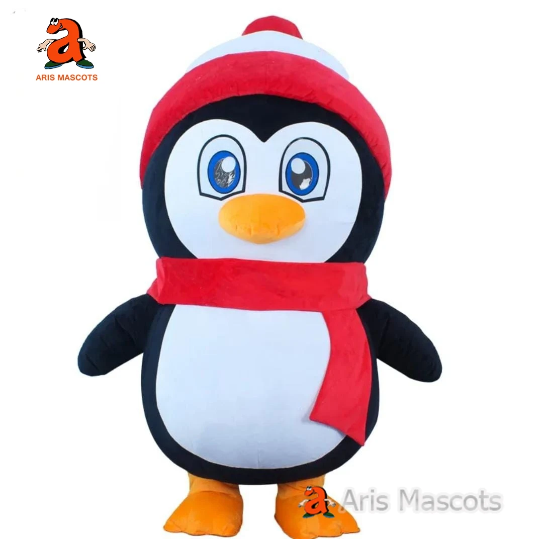 Adult Huge Walking Penguin Inflatable Suit Full Body Wearable Penguin