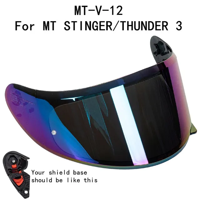 MT V 12 helmet shield for MT STINGER 