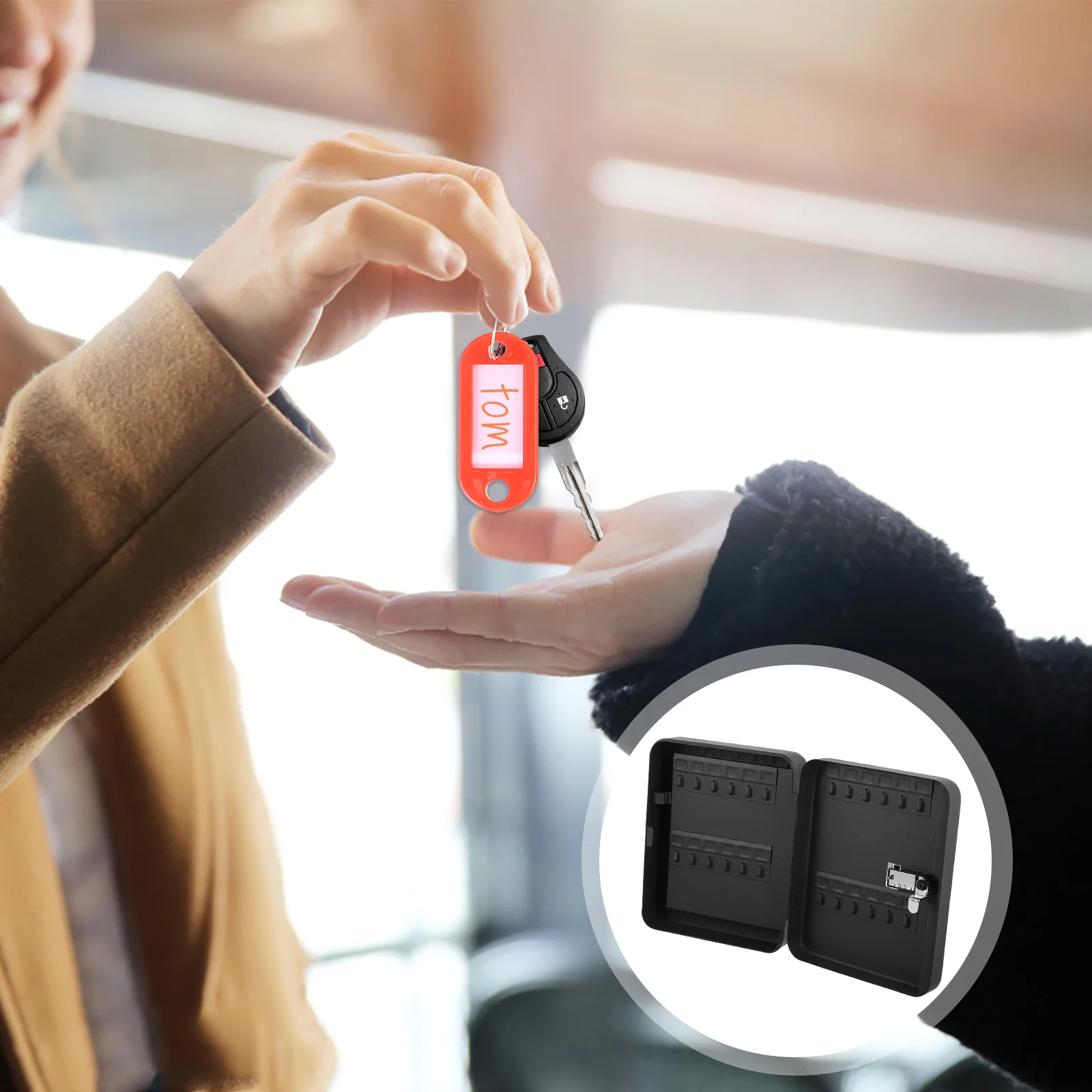 48 비트 키 박스 홀더 정리함 트레킹 부츠 라이너 이동식 보안 캐비닛 사무실