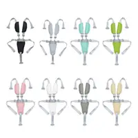 K8GF Infant Safety Restraint System 5 Point Adjustable Harness For Feeding Chairs Strollers Soft PU Leather Comfort Padding