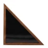 Triangle Wooden Flag Case Flag Storage Box Wood Protective Cover Included Patriotic Decor Triangle Flag Holder Folded 1