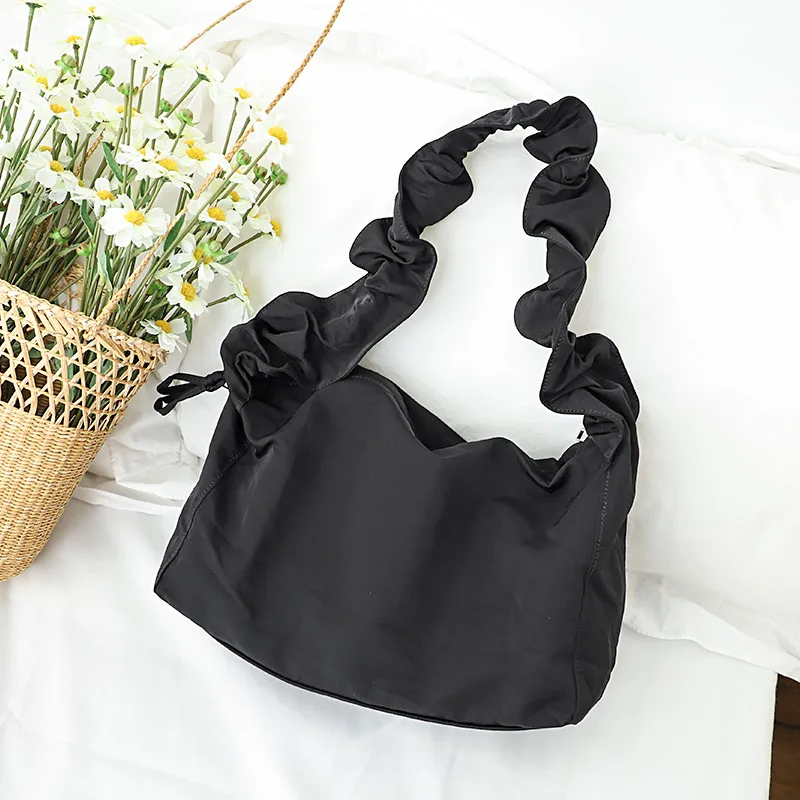 Canvas Shopping Bag High Capacity Women's Crossbody Bag Female Reusable Casual Lightweight Shopper Shoulder Handbags Big Tote