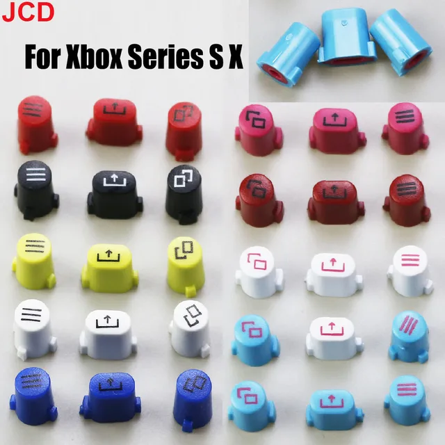 Introducing the JCD 1set For Xbox Series X S Game Controller Replacement ABXY Start Buttons View Menu Share Buttons Mod Kit Function Key Repair Part