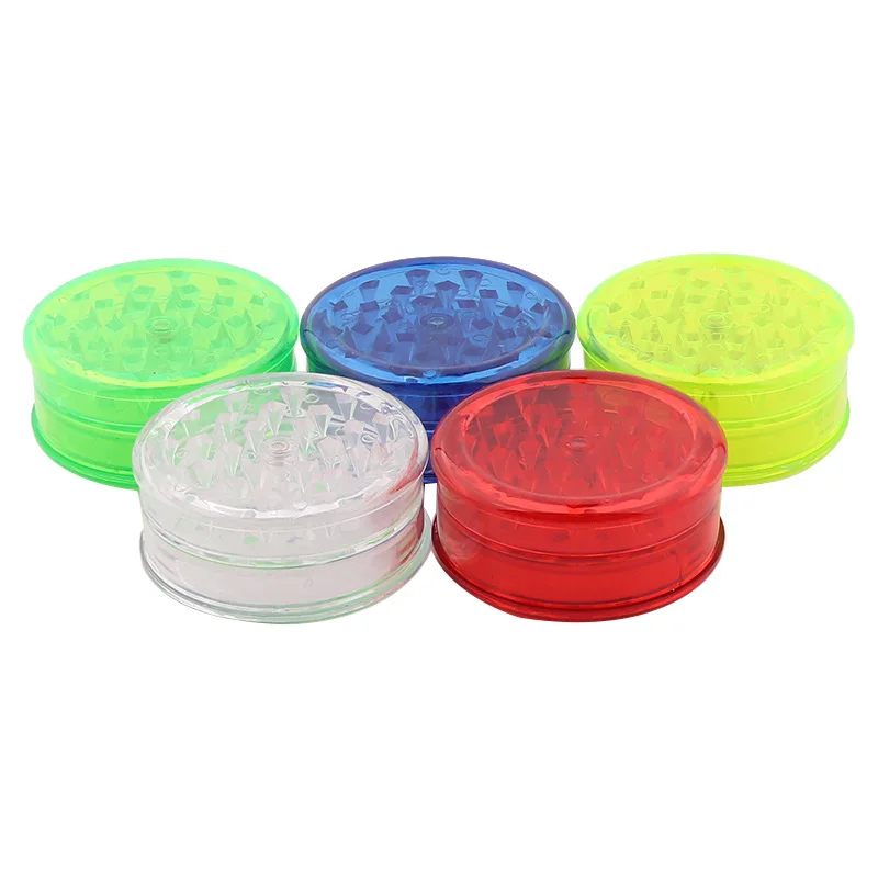 60mm Herb Tobacco Grinder Crusher Herbal Leaf Smoke Tobacco Grinder Crusher Hand Muller 3 Layer Smoking Pipe herb grinder tobacco grinder