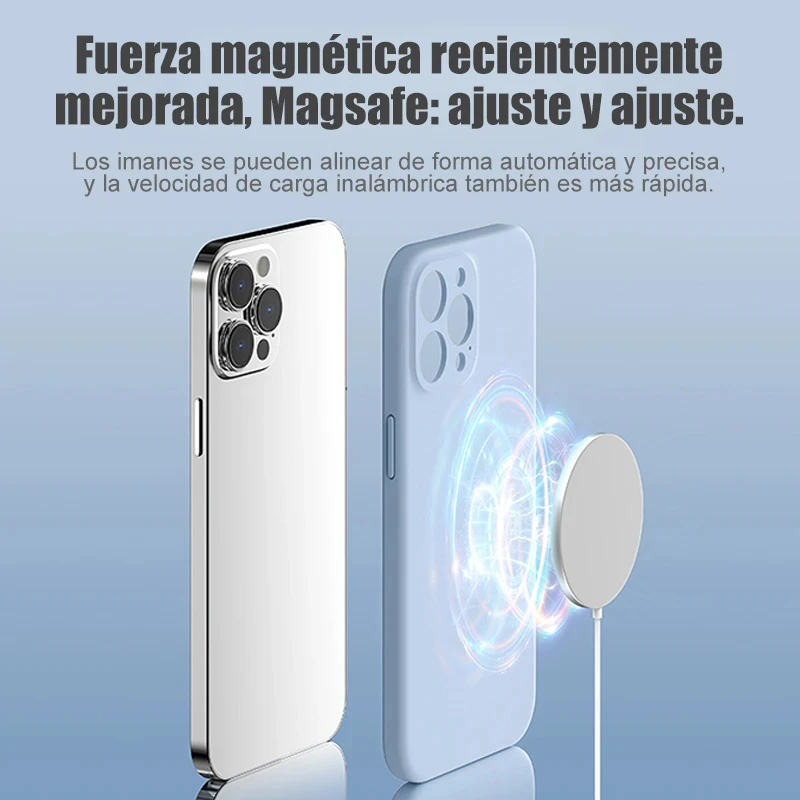 ⺻ for Magsafe  Ǹ Ŀ iPhone 15 14 11 13 12 Pro Max Mini XR X XS 8 Plus   ׳ƽ Ŀ