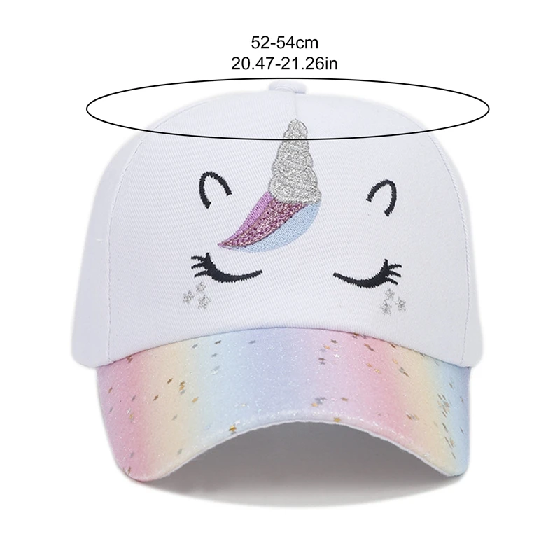 Cartoon Cute Baseball Cap for Girls Baby Sun Hats Casual Hip Hop Snapback Caps for Kids