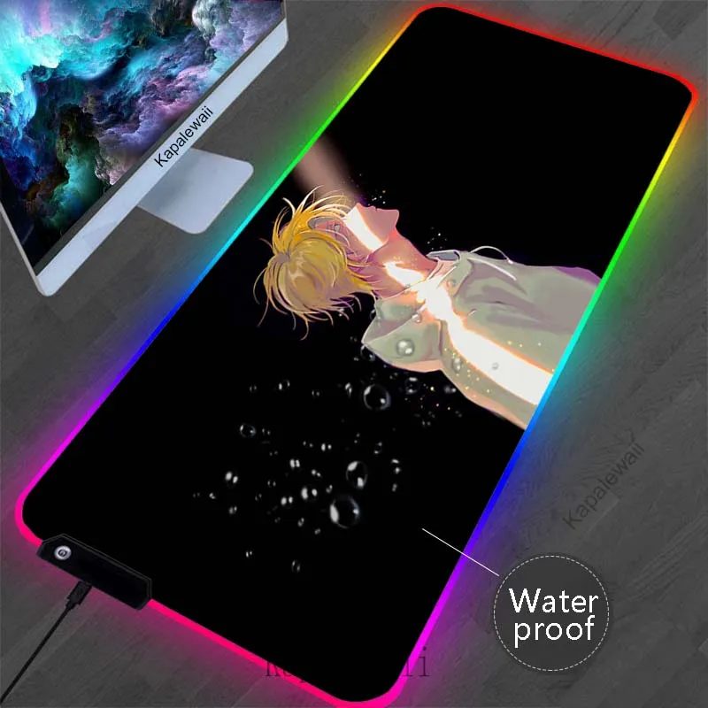 

RGB _ коврик для мыши, игровой коврик, геймерский коврик для мыши, игровой водонепроницаемый Настольный коврик, игровой коврик для компьютерного стола, резиновый коврик для мыши