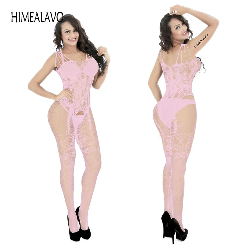 Sexy Lingerie Hollow Underwear Exotic Apparel Jumpsuit Full Body Stockings Teddies Bodysuits