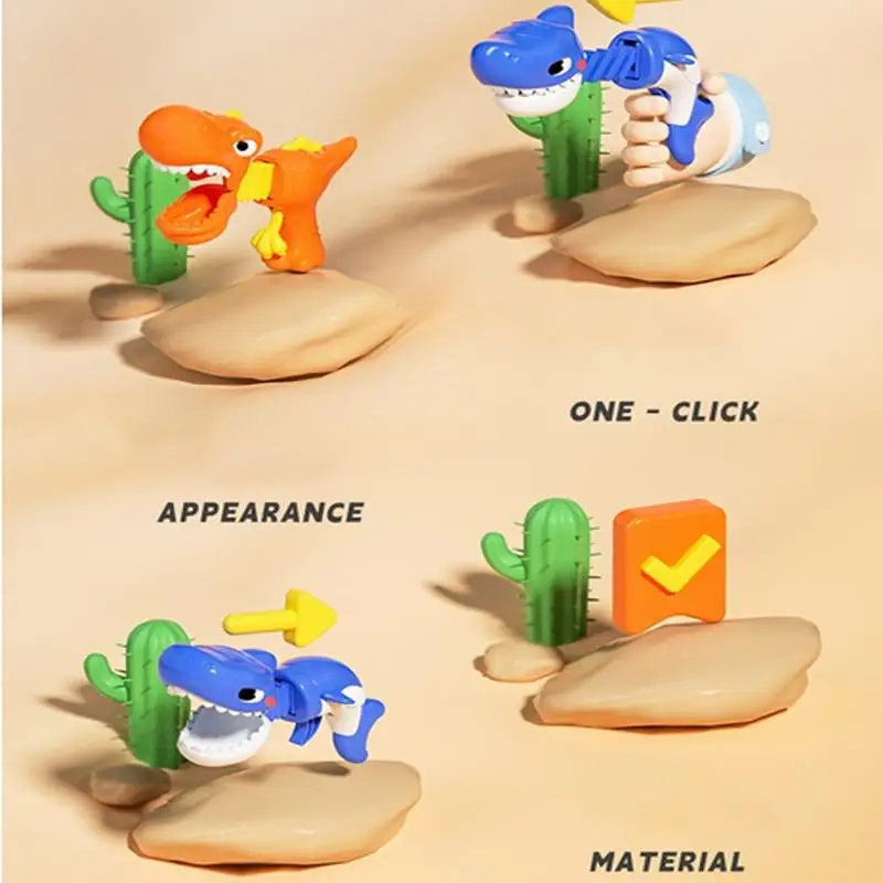 Sharks Bite Fingers Small Crocodile Teeth Toys Game For Kids Family Party Tabletop Game Transformable & Stretchable Interactive