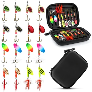 16-Piece Spinner Lure Set 1