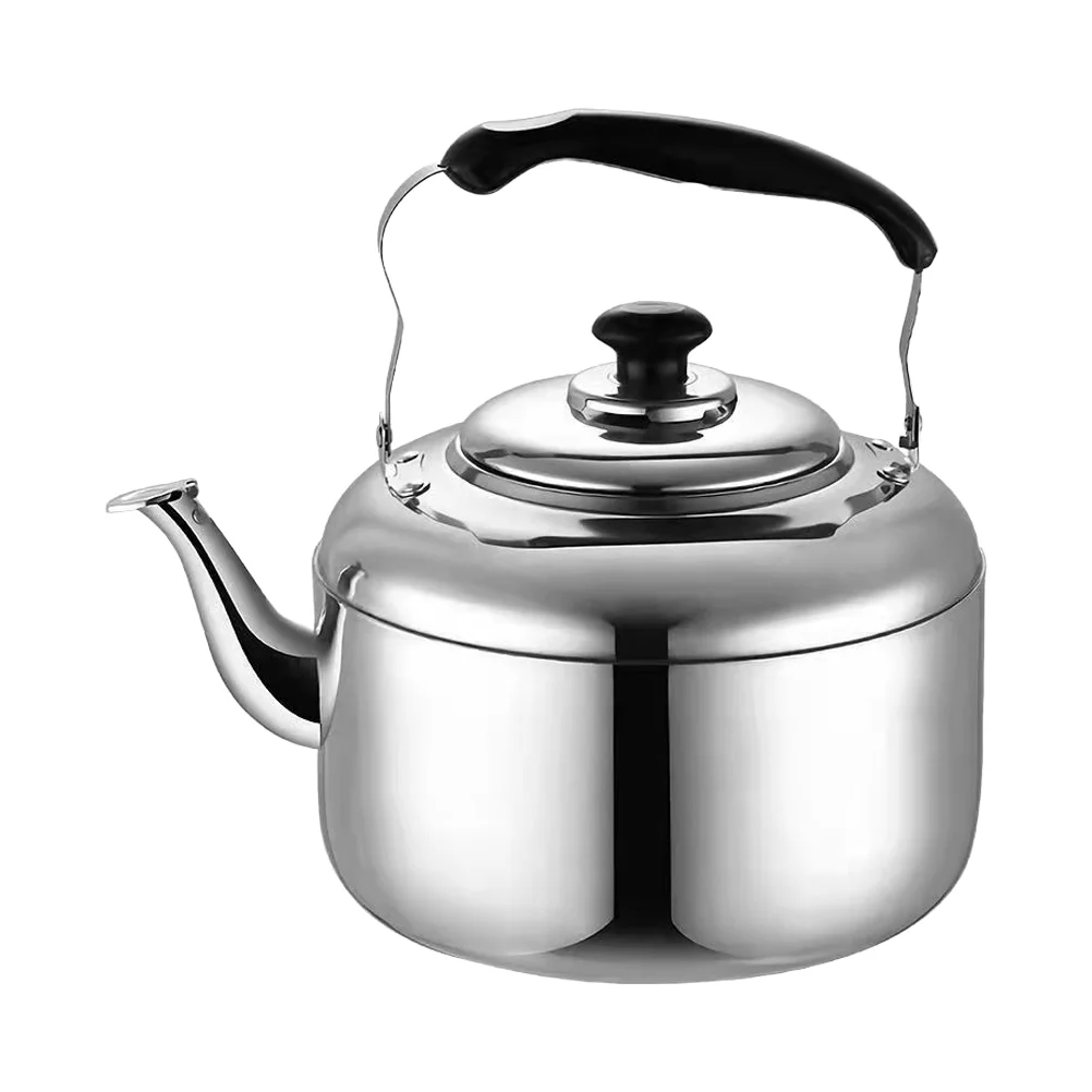 

Stainless Steel Whistle Pot Sounding Kettle Teakettles Electric Teapot Boil Water Home Whistling Make Camping Stove