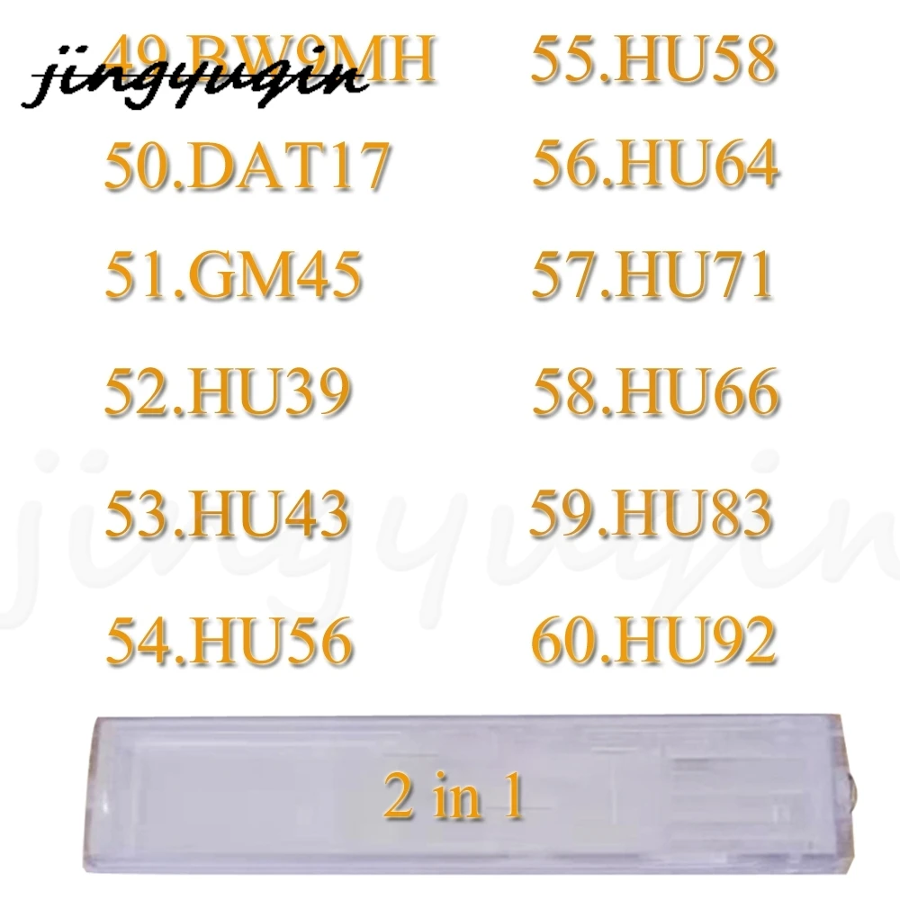 

Инструменты jingyuqin 49-60 2 в 1 BW9MH DAT17 GM45 HU39 HU43 HU56 HU58 HU64 HU71 HU66 HU83 HU92 для всех типов