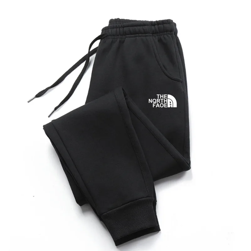 Men's Joggers Autumn Winter Drawstring Casual Pants Fleece Sweatpants Workout Running Gym Fitness Sports Trousers Streetwear