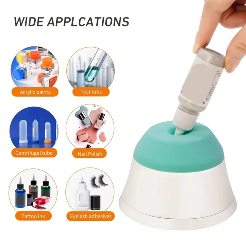 Upgraded 3000RPM Lab Mini Vortex Mixer Portable Ink Electric Liquid Orbital Stirrer Mixing Color Pigment Bottle Shaker EU Plug