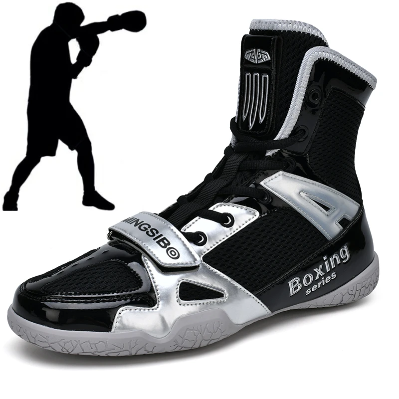 

New professional boxing shoes, men's and women's sizes 35-47, deluxe boxing shoes, youth high-quality wrestling boxing shoes