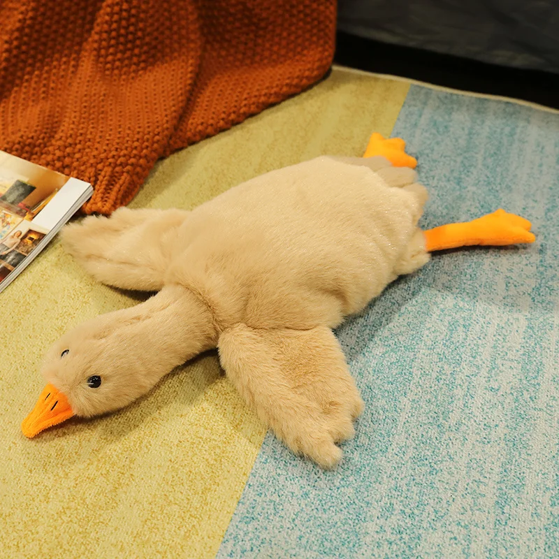 Cute Colorful Big Goose Soft Fluffy Stuffed Stuffed Toy Cuddles Sleeping Partner for Children and Friends Holiday Birthday Gifts 3