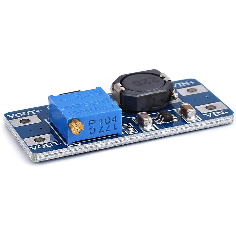 MT3608 DC-DC Step Up Boost Converter Module 2A Adjustable Voltage Regulator Board 2V-24V to 5V-28V for Arduino 10PCS/Lot Dc Dc Converter Module