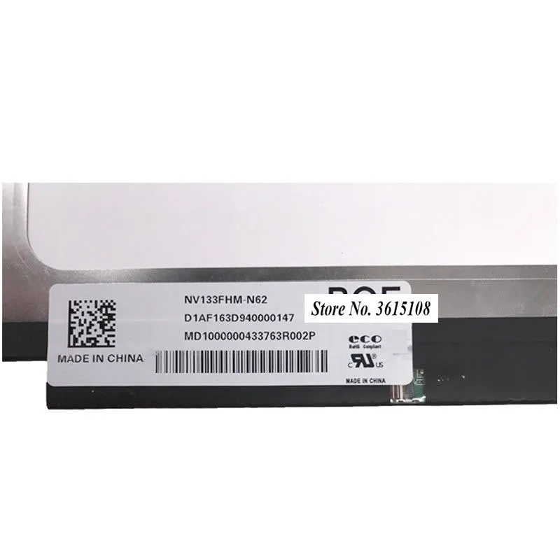 13.3 &Ʈ Ʈ BOE IPS NV133FHM-N62 NV133FHM N62 LCD ũ FHD 1920X1080 Ʈ 30  г ü