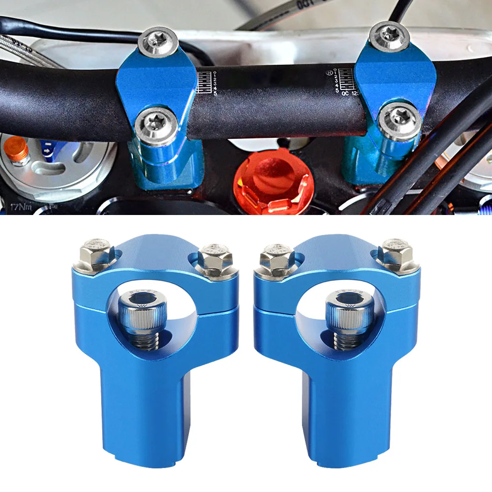 Motorcycle 52mm Handlebar Riser Handle Bar Clamp For Husqvarna TC FC FE